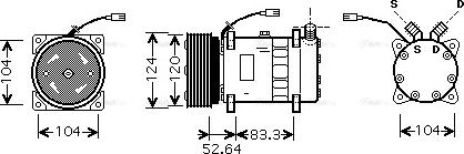 Ava Quality Cooling AL K095 - Kompressor, kondisioner furqanavto.az