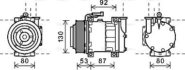 Ava Quality Cooling ALK122 - Kompressor, kondisioner furqanavto.az