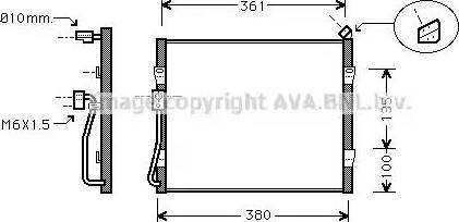 Ava Quality Cooling AU 5135 - Kondenser, kondisioner furqanavto.az