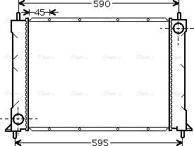 Ava Quality Cooling AU 2069 - Radiator, mühərrikin soyudulması furqanavto.az