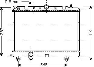 Ava Quality Cooling AU 2120 - Radiator, mühərrikin soyudulması furqanavto.az