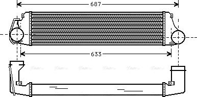 Ava Quality Cooling BW 4207 - Intercooler, şarj cihazı furqanavto.az