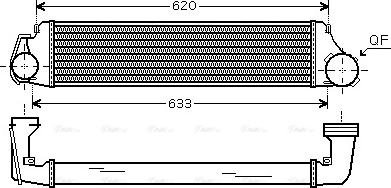 Ava Quality Cooling BW 4282 - Intercooler, şarj cihazı furqanavto.az