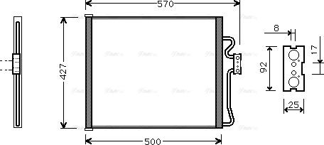 Ava Quality Cooling BW 5192 - Kondenser, kondisioner furqanavto.az