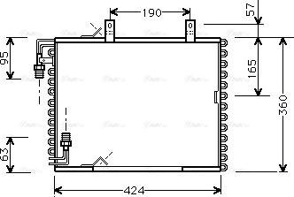 Ava Quality Cooling BW 5147 - Kondenser, kondisioner furqanavto.az