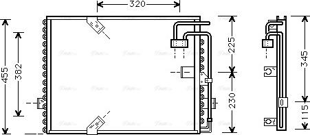 Ava Quality Cooling BW 5187 - Kondenser, kondisioner furqanavto.az