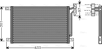 Ava Quality Cooling BW 5215 - Kondenser, kondisioner furqanavto.az