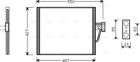 Ava Quality Cooling BW 5213 - Kondenser, kondisioner furqanavto.az