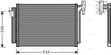 Ava Quality Cooling BW5281D - Kondenser, kondisioner furqanavto.az