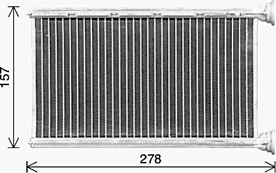 Ava Quality Cooling BW6615 - İstilik dəyişdiricisi, daxili isitmə www.furqanavto.az