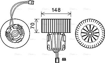 Ava Quality Cooling BW8539 - Daxili üfleyici furqanavto.az