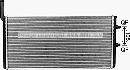 Ava Quality Cooling BW2583 - Radiator, mühərrikin soyudulması furqanavto.az