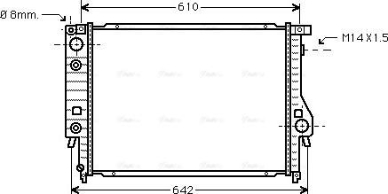 Ava Quality Cooling BW 2048 - Radiator, mühərrikin soyudulması furqanavto.az