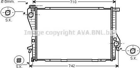 Ava Quality Cooling BW 2301 - Radiator, mühərrikin soyudulması furqanavto.az