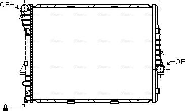 Ava Quality Cooling BW 2302 - Radiator, mühərrikin soyudulması furqanavto.az