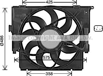 Ava Quality Cooling BW7591 - Fen, radiator furqanavto.az