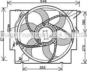 Ava Quality Cooling BW 7515 - Fen, radiator furqanavto.az