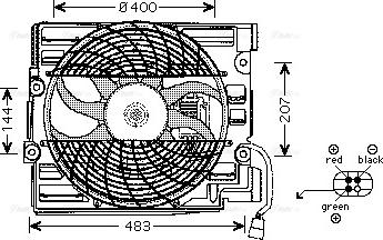 Ava Quality Cooling BW 7510 - Fen, radiator furqanavto.az