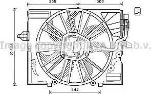 Ava Quality Cooling BW7533 - Fen, radiator furqanavto.az