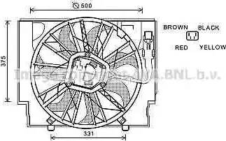 Ava Quality Cooling BW7529 - Fen, radiator furqanavto.az