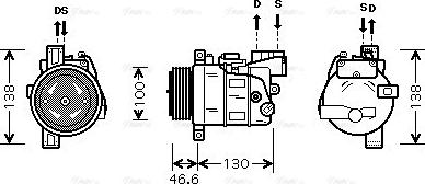 Ava Quality Cooling BW K319 - Kompressor, kondisioner furqanavto.az