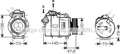 Ava Quality Cooling BWAK331 - Kompressor, kondisioner furqanavto.az