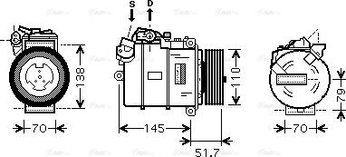 Ava Quality Cooling BWAK329 - Kompressor, kondisioner furqanavto.az