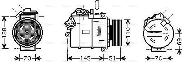 Ava Quality Cooling BW K320 - Kompressor, kondisioner furqanavto.az