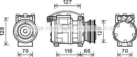 Ava Quality Cooling BW K230 - Kompressor, kondisioner furqanavto.az