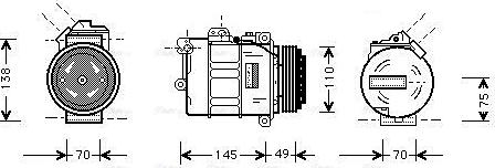 Ava Quality Cooling BWAK237 - Kompressor, kondisioner furqanavto.az