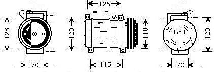 Ava Quality Cooling BWAK229 - Kompressor, kondisioner furqanavto.az