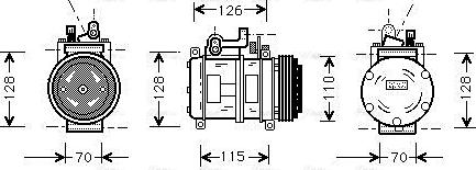 Ava Quality Cooling BWAK227 - Kompressor, kondisioner furqanavto.az