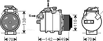 Ava Quality Cooling BWK411 - Kompressor, kondisioner furqanavto.az