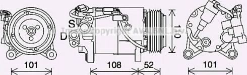 Ava Quality Cooling BWK567 - Kompressor, kondisioner furqanavto.az