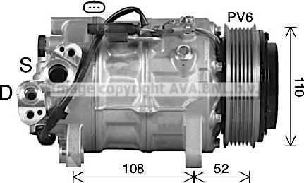 Ava Quality Cooling BWK601 - Kompressor, kondisioner furqanavto.az