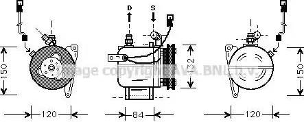 Ava Quality Cooling BW K049 - Kompressor, kondisioner furqanavto.az