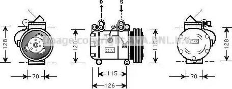 Ava Quality Cooling BW K051 - Kompressor, kondisioner furqanavto.az