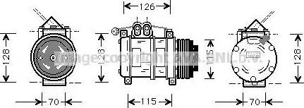 Ava Quality Cooling BW K074 - Kompressor, kondisioner furqanavto.az