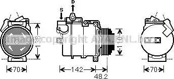 Ava Quality Cooling BWK386 - Kompressor, kondisioner furqanavto.az