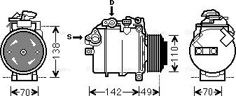 Ava Quality Cooling BWK387 - Kompressor, kondisioner furqanavto.az