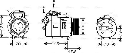 Ava Quality Cooling BW K331 - Kompressor, kondisioner furqanavto.az