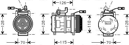 Ava Quality Cooling BW K231 - Kompressor, kondisioner furqanavto.az