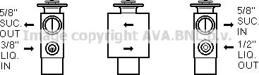 Ava Quality Cooling CL1005 - Genişləndirici klapan, kondisioner furqanavto.az