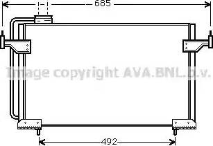 Ava Quality Cooling CN 5087 - Kondenser, kondisioner furqanavto.az