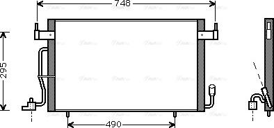 Ava Quality Cooling CN 5166 - Kondenser, kondisioner furqanavto.az