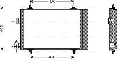 Ava Quality Cooling CNA5173D - Kondenser, kondisioner furqanavto.az