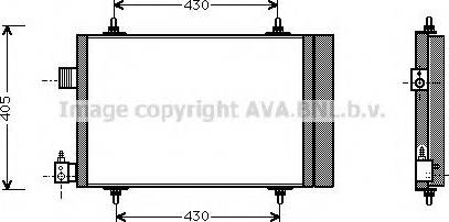 Ava Quality Cooling CNA5173 - Kondenser, kondisioner furqanavto.az