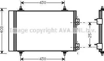 Ava Quality Cooling CN5240D - Kondenser, kondisioner furqanavto.az