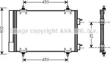 Ava Quality Cooling CN5230D - Kondenser, kondisioner furqanavto.az