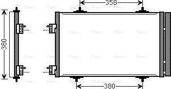 Ava Quality Cooling CNA5272D - Kondenser, kondisioner furqanavto.az